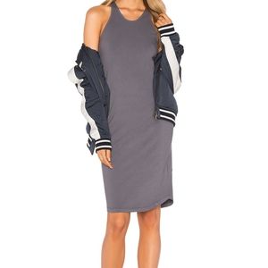 Monrow Slate Grey Sporty Tank Dress Size Medium*